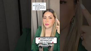 Refinanciar carloans newcar refinance buycar creditscore credit credito prestamos [upl. by Asilahs219]