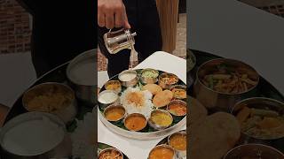 Unlimited South Indian Veg Thali in Hyderabad thali southindianfood [upl. by Namara]