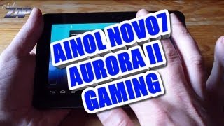 Ainol Novo7 Aurora II 2 Gaming Test  Dual Core Tablet  Android ICS  IPS  Merimobiles ColonelZap [upl. by Aicemed]