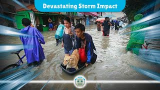 Tragic Aftermath of Tropical Storm Trami Philippines Faces Devastation and Despair [upl. by Belayneh481]