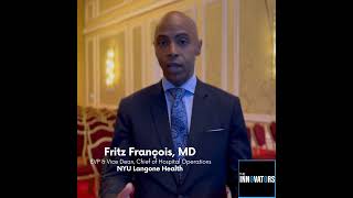 Dr Fritz François from NYU Langone Health talks about Healthcare Innovation [upl. by Nabi5]