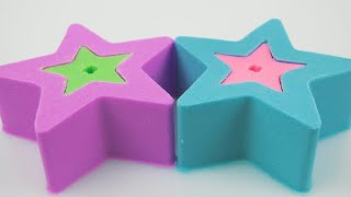 ASMR Peeling off the film and Clay crackling 💜Kinetic Sand Satisfying ASMR Video [upl. by Aenil257]