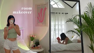 Aesthetic Room Transformation  minimalist amp pinterest inspired room tour [upl. by Ellener]