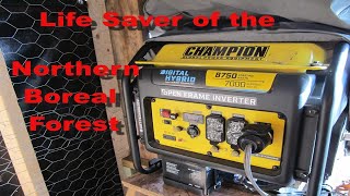 Champion Inverter Generator Review and Installing LP Fuel Feeder fj40 [upl. by Atirabrab]