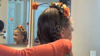 Woodland Fairy Lace Braids Halloween Hairstyles Cute Girls Hairstyles [upl. by Ettenej970]