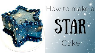 How to make a Star Cake without a star tin [upl. by Denna]