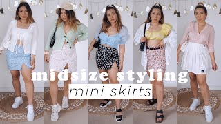 How To Style Mini Skirts For Summer 2020  Midsize Styling Tips [upl. by Loree]