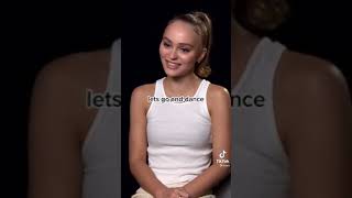 Lily Rose Depp Dancing TikTok [upl. by Ayerhs624]