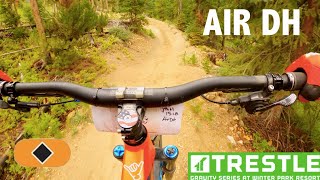 Air Downhill Race  Trestle Bike Park  4K  Stabilized [upl. by Niotna]