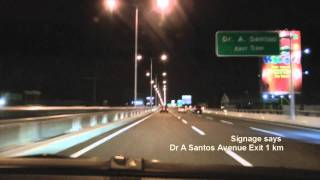 Manila Skyway Stage 2  Dr A Santos Avenue  Sucat Exit opening SKYWAY SUCAT [upl. by Einyaj421]