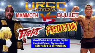 BossBulletAngBumanggaGiba vs The Mammoth FIGHT PREDICTION ng mga EXPERT sa Combat Sport MMA [upl. by Tomkins]