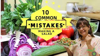 10 Common Mistakes When Trying to Make A Healthy Salad [upl. by Medardas]