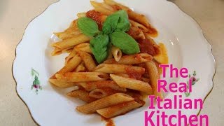 Pasta with Tomato Sauce  Pasta al Pomodoro  Real Italian Kitchen [upl. by Assirroc367]