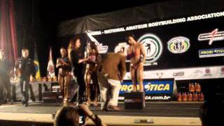 RAFAELA DE COL  CAMPEÃ PRSC FIGURE NABBA 2011 [upl. by Ahsetel]