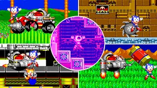 Game Over Sonic the Hedgehog 2  in All Boss Battles [upl. by Bab695]