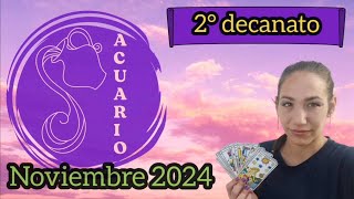 ACUARIO♒️NOVIEMBRE 2024🌫2°DECANATO31 enero al 9 febreroacuariohoroscopomensualdecanatoszodiac [upl. by Laurens900]