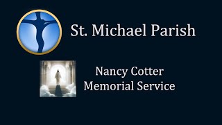 Nancy Cotter Memorial Service [upl. by Ettelorahc578]