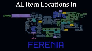 Metroid Dread  Ferenia All Items [upl. by Nesyaj778]