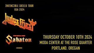 Judas Priest Invincible Shield Tour at Moda Center in Portland OR on 10102024 [upl. by Nac]