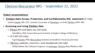 Accessing and using ClinGen data [upl. by Iover979]
