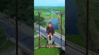 আমার ভাতিজা কে নিয়ে 😍  Drone View  shorts viralshorts drone video villagelife [upl. by Bradway661]