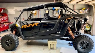 2024 Polaris RZR XP 4 Gilomen Fuel Mileage Clutch Install [upl. by Lokim]