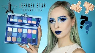 JEFFREE STAR Blue Blood Palette  Revue Swatches amp Tuto [upl. by Eniron]