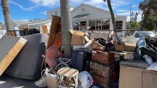 St Pete Beach Florida Hurricane Helene Aftermath Destruction [upl. by Akiemehs]