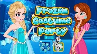 Fun Frozen Costume Party Game EpisodeDisney Frozen GamesDress Up Games [upl. by Merdith89]