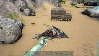 Eurypterid invading the ragnarok beaches OMG  Ark Ragnarok [upl. by Tien]