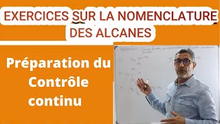 EXERCICE SUR LA NOMENCLATURE DES ALCANESchimie organique [upl. by Eniamej224]