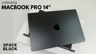 Unboxing MacBook Pro 14quot M3 Pro Space Black  ASMR [upl. by Eanom]