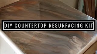 Metallic Epoxy DIY  Countertop Resurfacing Kit [upl. by Ayenet]