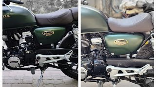 Honda Hness CB350 Seat height Modification for Short Riders [upl. by Ogir966]