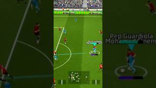 Pep Guardiola’s Incredible HalfPitch Goal Defenders Can’t Stop Him 💥⚽efootball pes shorts [upl. by Naujled]