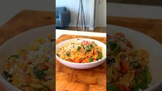 Easy OneTray Baked Orzo Recipe with Roasted Cherry Tomatoes  Creamy amp Flavorful Vegan Dish [upl. by Namara]