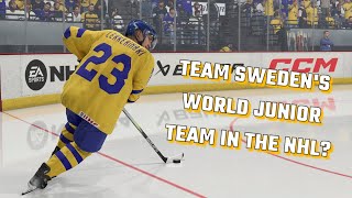 What if Team Swedens World Junior team played in the NHL [upl. by Sarene]