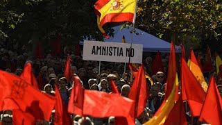 Aufstand in Spanien Streit um Amnestie für katalanische Separatisten [upl. by Culliton462]