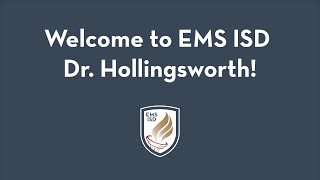 Dr Hollingsworth Announcement [upl. by Aiet644]