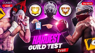 Day 5675 💦 HARDEST GUILD TEST 1 V 1 👿 100 FAIR TESTING 🔥 freefirelive classyfreefire [upl. by Sorvats194]