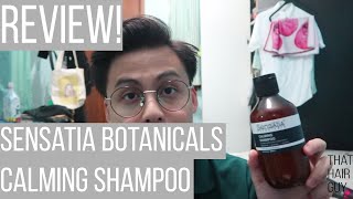 HAIR PRODUCT REVIEW SENSATIA BOTANICALS CALMING SHAMPOO [upl. by Akselaw]