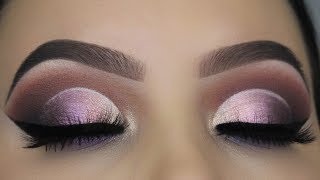 ABH NORVINA PALETTE GLAM CUT CREASE TUTORIAL [upl. by Moht]