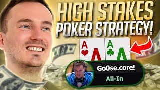 High Stakes Poker Strategy With Steffen Sontheimer [upl. by Calbert]