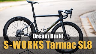 Specialized SWorks Tarmac SL8 Road Bike Dream Build – Ready to Paint Edition [upl. by Atiuqahs]