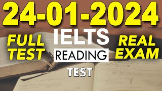 IELTS Reading Practice Test 2024 with Answers  24012024 [upl. by Winebaum171]