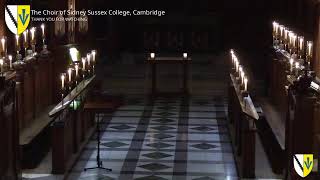 Sidney Sussex College Cambridge  Evensong 8th November 2024 [upl. by Anaert]