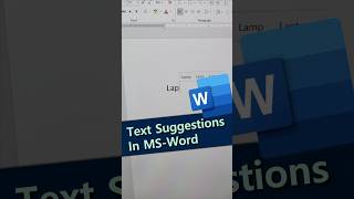 👉 Show Text Suggestions In MSWord 😎 Amazing Trick in MSWord shorts ytshorts ytviral words [upl. by Ereveneug32]