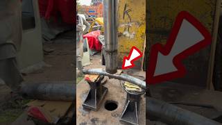 Hydraulic press VS curved truck axle youtubeshorts shortsfeed foryou [upl. by Dich]