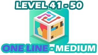 Puzzlerama  ONE LINE  Medium  Level 41  50  Walkthrough [upl. by Ofelia]