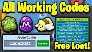 ALL Working Codes 2023  Bee Swarm SImulator [upl. by Isoj952]